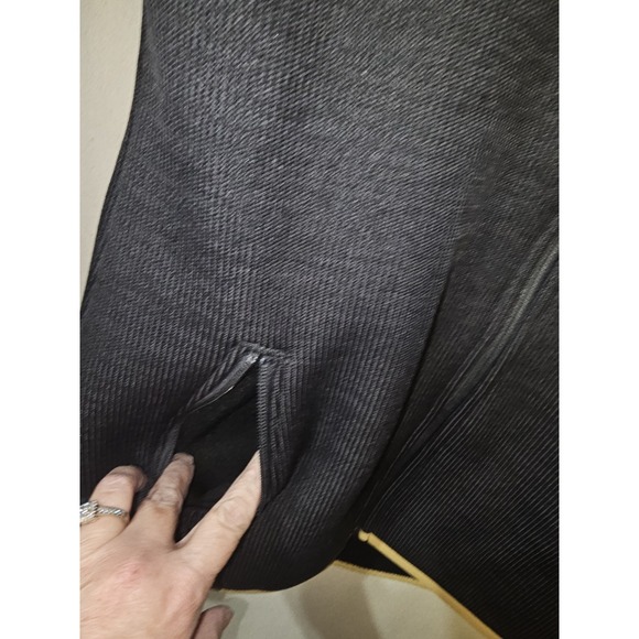 Ascend Women's Dark Gray & Tan, Full Zip Fleece, Jacket, Light Weight, Size M - Picture 5 of 8